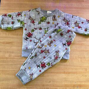 Dr. Seuss The Grinch Matching Set Size 12M Outfit Sweater/Joggers